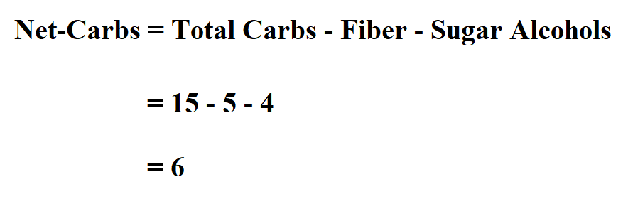 Calculate Net-Carbs.