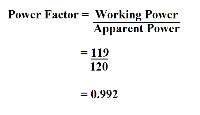 Calculate Power Factor.