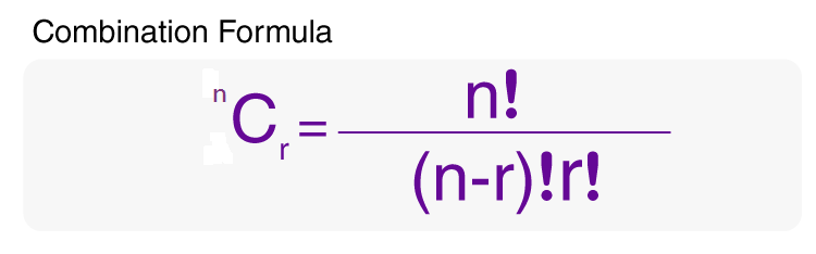 how to solve how many combinations problems