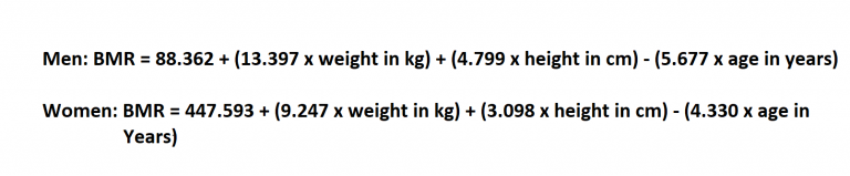 bmr calculator formula bmr calculator formula