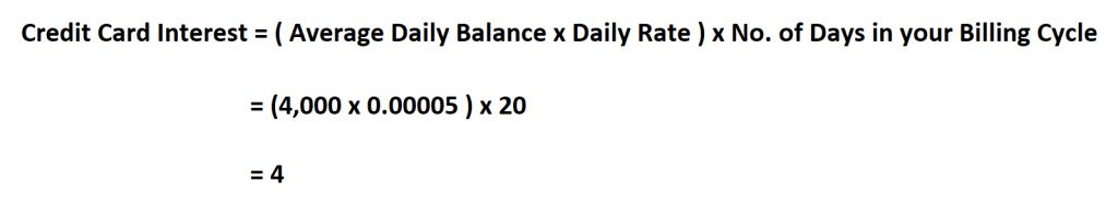  Calculate Credit Card Interest.