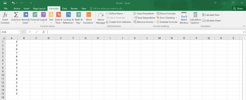 Calculate Mode in Excel.