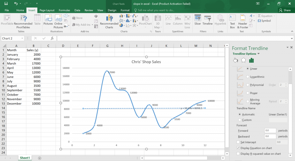 how to plot a graph in excel windowes