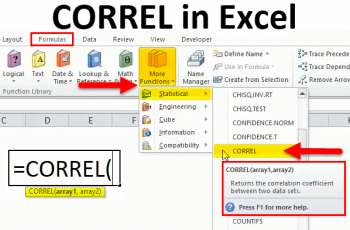 How to Calculate Correlation in Excel.