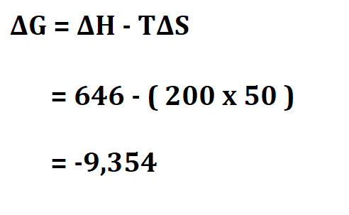 Calculate Delta G.