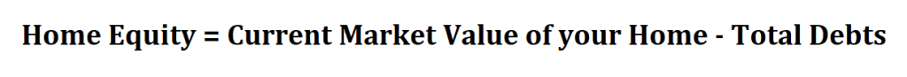 Calculate Home Equity.