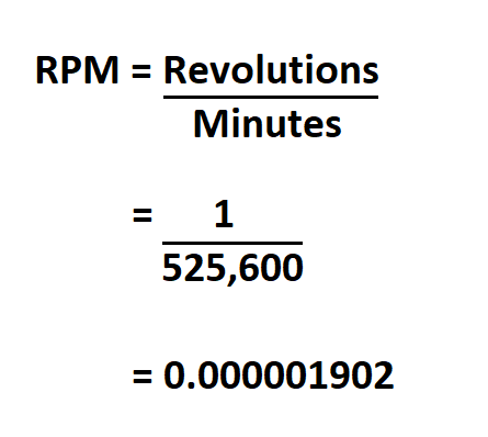 HOW TO CALCULATE  RPM 