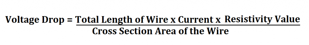 Calculate Voltage Drop.