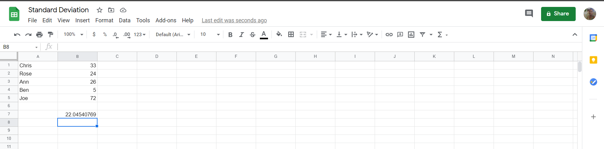 How To Calculate Standard Deviation In Google Sheets how-to-calculate-standard-deviation-in-google-sheets