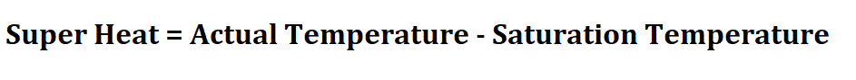 Calculate Super Heat.