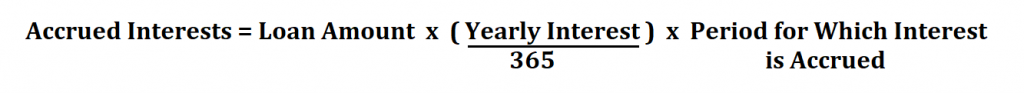 Calculate Accrued Interest.