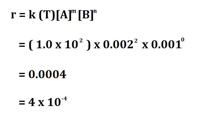 Calculate Rate Constant.