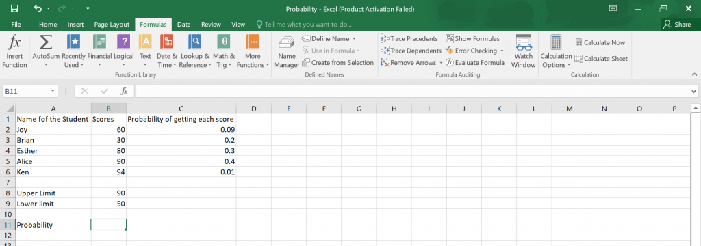 How To Calculate Probability In Excel 