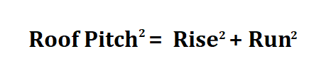 Calculate Roof Pitch.