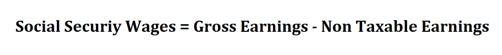 Calculate Social Security Wages.