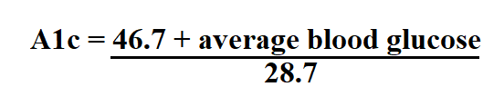 How to Calculate A1c.