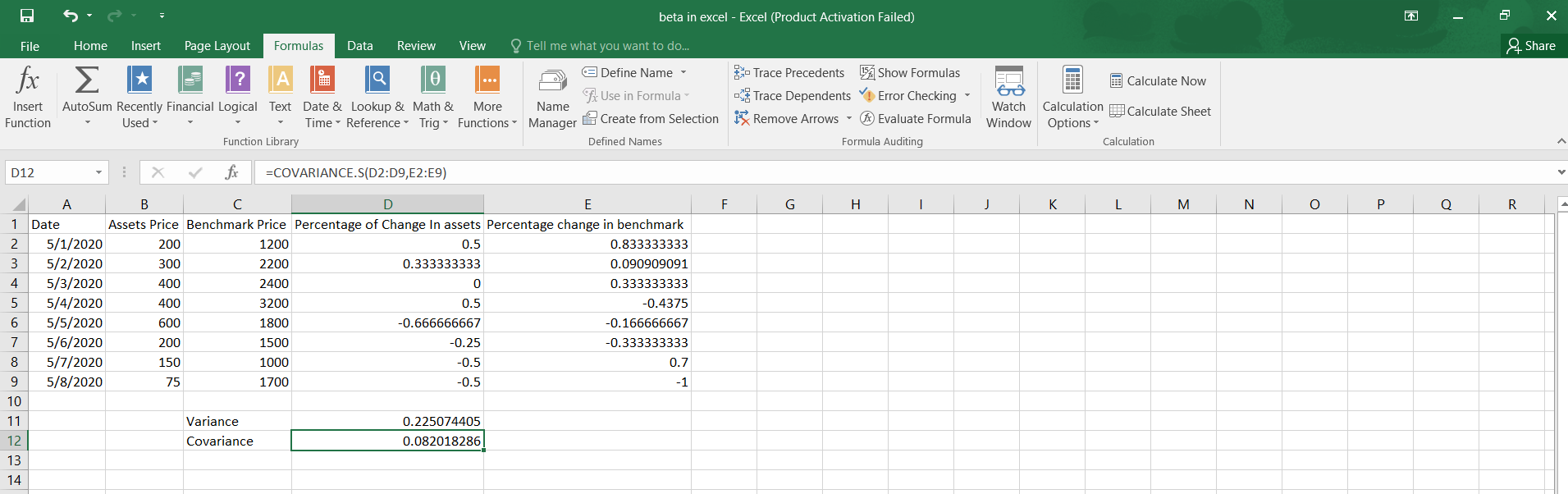 Beta In Excel _ Tutoriel Excel: comment calculer la bêta Excel – GBMBY