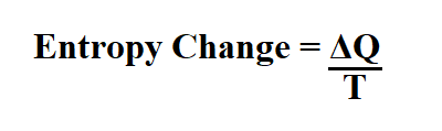 Calculate Entropy Change.