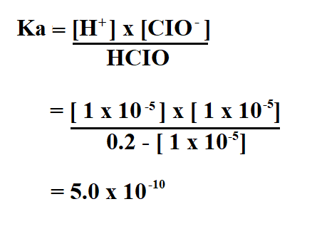  Calculate Ka from pH.