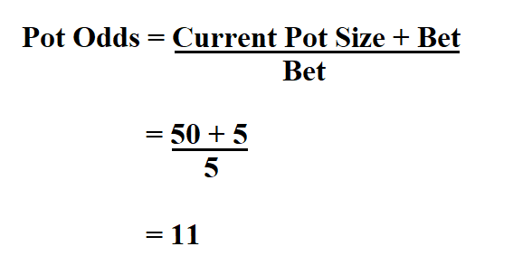 Calculate Pot Odds.