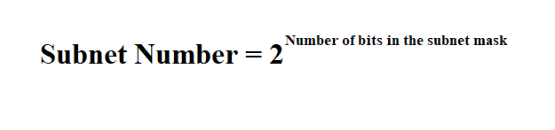 Calculate Subnet Number.