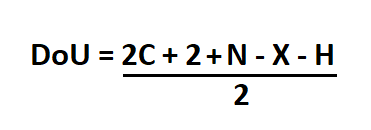 Calculate Degrees of Unsaturation.