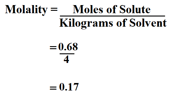 How to Calculate Molality.